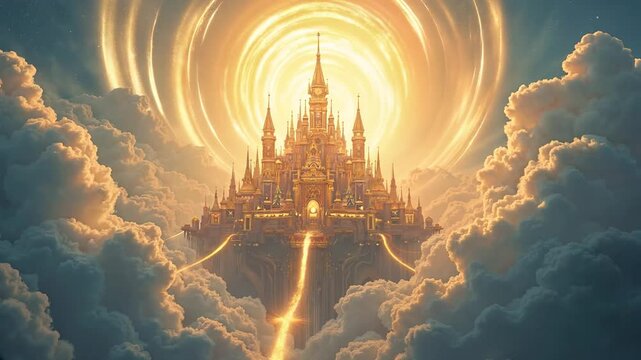 New Jerusalem descending from Heaven