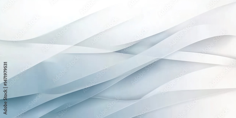 Poster abstract white and gray wavy background with modern geometric design light and shadow gradient textu