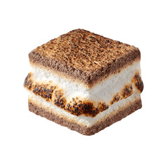 Gooey Roasted Marshmallow Sandwich Sweet Treat Delight