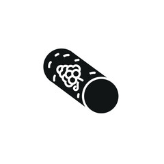 Wine Cork icon. Simple Wine Cork icon for social media, app and web design. Vector illustration.