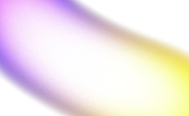 Abstract color gradient shape grungy texture effect on transparent background, purple blue color grainy gradient effect, noise texture effect