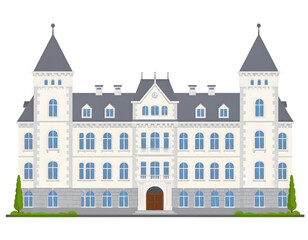 Grand European-style mansion