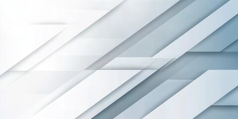Modern Abstract Background with Geometric White and Gray Stripes Pattern Design and Clean Lines Texture Light Effect for Presentation Template Backdrop
