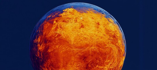 Thermal Image Showing Excessive Heat Retention on Earth’s Surface with Background of Global Warming and Climate Change