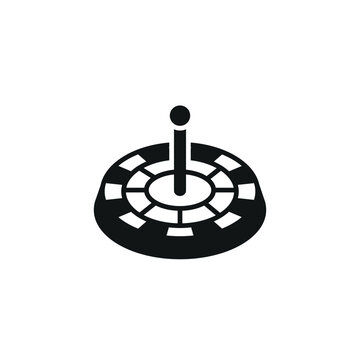 recommend clip art: Roulette wheel icon. Simple roulette wheel icon for social media, app and web design. Vector illustration.