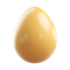 Golden Egg Smooth Surface Easter Symbol Hopeful New Life
