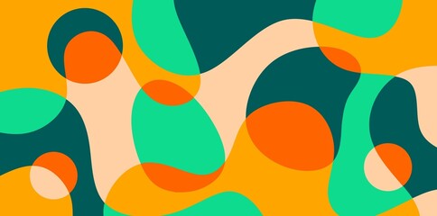 abstract multicolor shapes background illustration