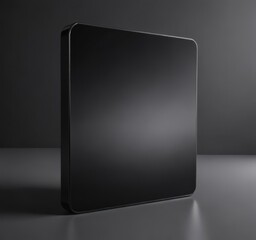 Deep black aluminum with polished mirror finish , glossy, texture
