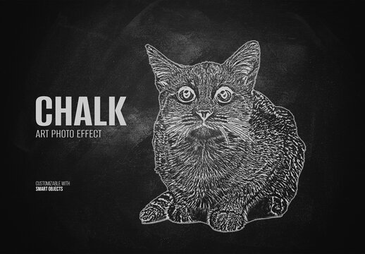 Chalk Art Photo Effect