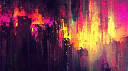 Fototapeta premium Abstract Colorful Patterns with Bright Shades and Vibrant Hues