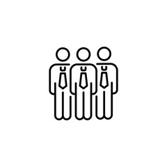 Team icon. Simple team icon for social media, app and web design. Vector illustration.