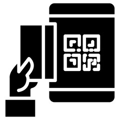 Digital Pay glyph icon