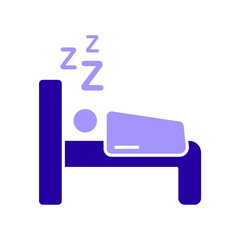Icon a sleep well, isolated against a clean background.