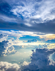 Fototapeta premium Empty, sky, cloud, Custom AI Model