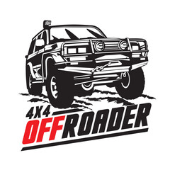 Off road Vehicle vector illustration, perfect for T shirt design