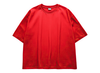 oversized t shirt red