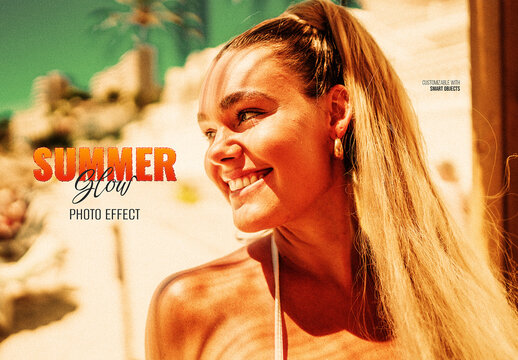 Summer Glow Photo Effect