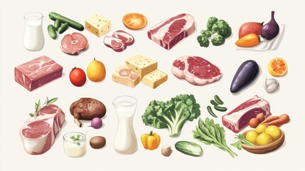 Variety of fresh food items (7)