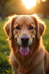 Obraz premium golden retriever puppy
