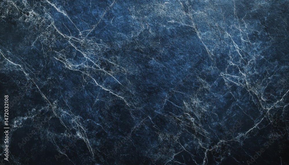 Poster deep blue abstract texture background with a grunge effect and intricate patterns for design and dec