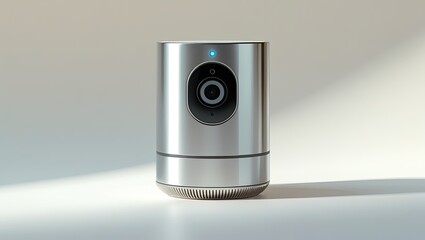 Sleek Modern Smart Home Security Camera with HD Surveillance Lens, Modern Smart Home Security Camera - Wireless Device
