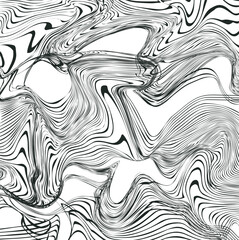 Abstract striped texture with distorted lines in a wet ink style.