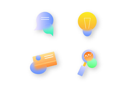 Creative Idea & Innovation Icon Set