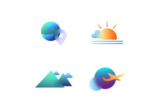 Modern Weather Icons Collection