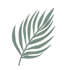 Meditation time, hand drawn element: leaf. Vector flat illustration of meditation stuff, equipments, yoga accessories