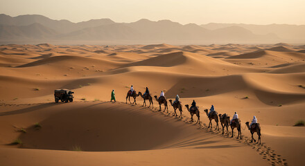 Sahara Serenity: Camels, Dunes & Desert Dreams - Morocco Adventure Awaits!