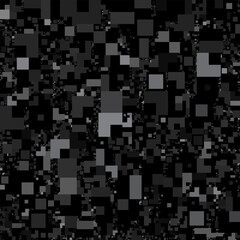 A dark, abstract seamless pattern composed of various sized black and gray squares and rectangles, creating a pixelated or digital noise texture.
