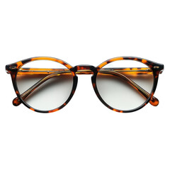 Reading glasses isolated on transparent background.
