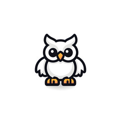 Obraz premium owl icon illustration