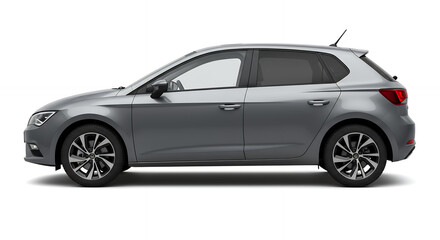 Sleek Silver Hatchback: Modern Car Design & Automotive Excellence