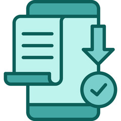 Digital Invoice solid icon