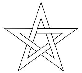 pentagram symbol vector for logo background icon web wallpaper	