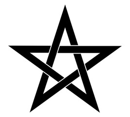 pentagram symbol vector for logo background icon web wallpaper	