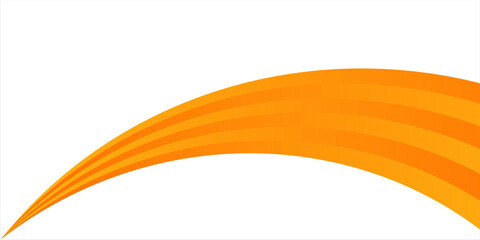 bstract orange banner background. Graphic design banner pattern background template with dynamic curve shapes