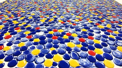 Fototapeta premium Abstract Colorful Pebble Pattern Background Texture