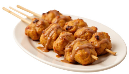 Savor the flavor, a culinary journey of meat and sauce on plate delicious