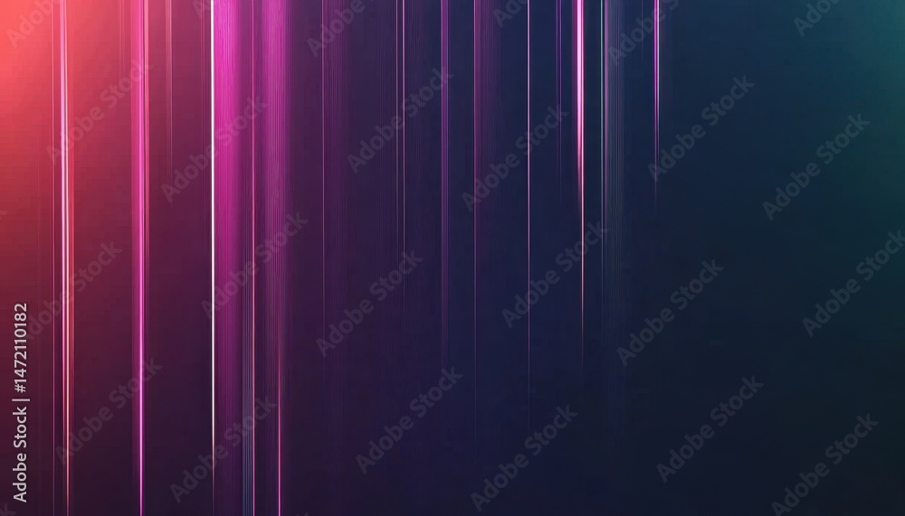 Aufkleber Abstract Colorful Vertical Lines Digital Art Background