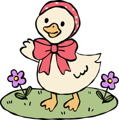 Cottagecore spring silly goose