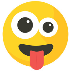 Emoticon with Tongue out