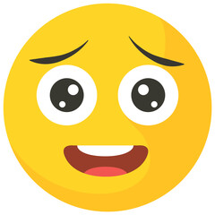 Innocent Face Emoticon