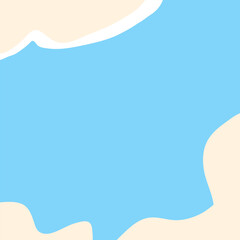 Abstract background design with light blue and light brown colors with an irregular pattern. Unique, earthy, contrasting, abstract, modern