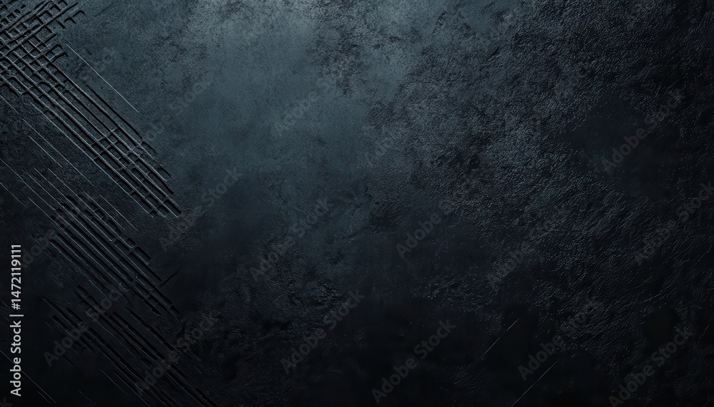 Aufkleber dark blue grunge texture background with linear pattern
