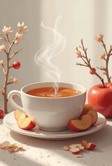 cup of tea and cookies