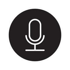 microphone icon, sound icon symbol, record web icon