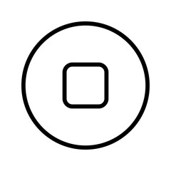 The media player button icons are set. Pause, rewind, fast forward icons. Ui element. Music player button. Video control. Playing a collection of video icons. Ui template. Vector illustration