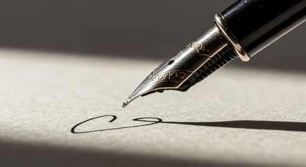 Fountain Pen Signature - High Value Legal Document Use Case Imagery